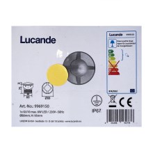 Lucande - Foco de encastrar de exterior EDWINA 1xGU10/6W/230V IP67