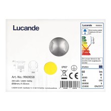 Lucande - Foco de encastrar exterior LED HELENE LED/3W/230V IP67