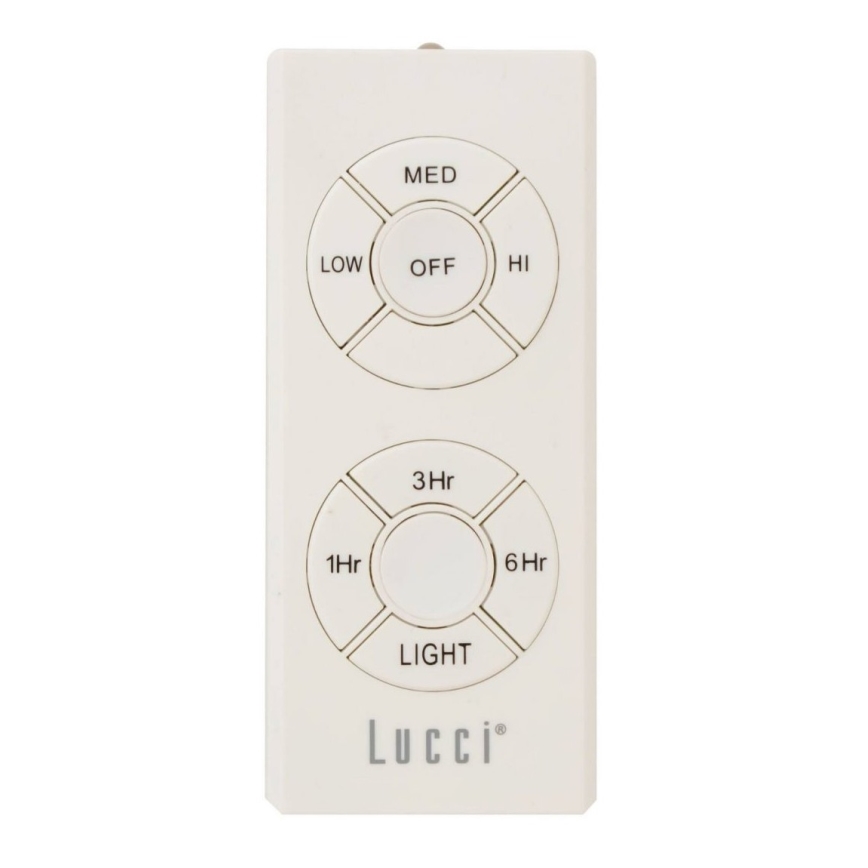 Lucci Air 210334 - Ventilador de teto AIRFUSION QUEST 1xE27/60W/230V madeira/cromado fosco + comando à distância