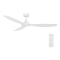 Lucci Air 210650 - Ventilador de teto MOTO branco + controlo remoto
