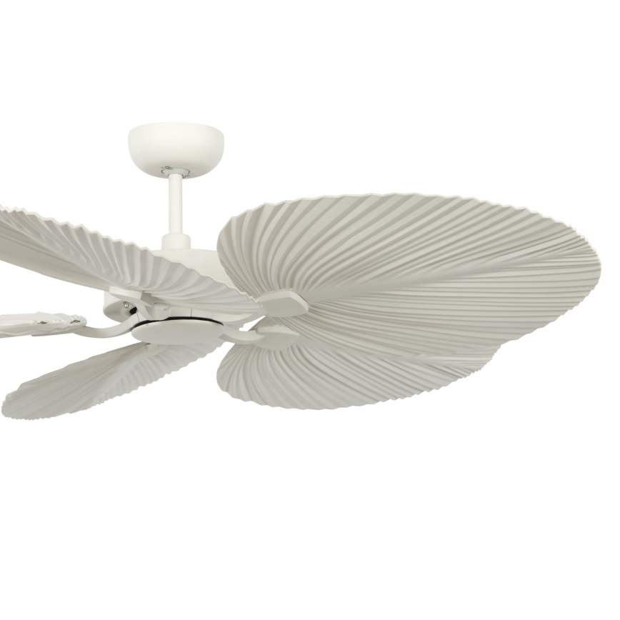 Lucci Air 21065449 - Ventilador de teto BALI diâmetro 132 cm branco/creme + controlo remoto