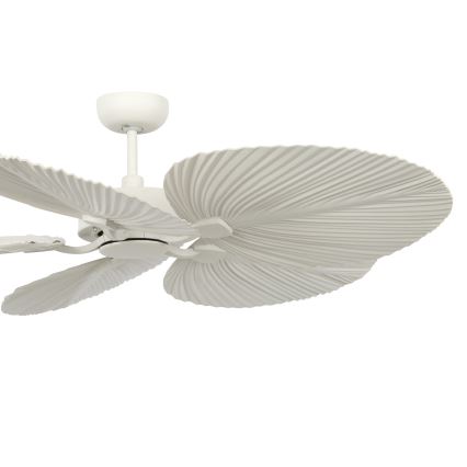 Lucci Air 21065449 - Ventilador de teto BALI diâmetro 132 cm branco/creme + controlo remoto