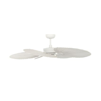 Lucci Air 21065449 - Ventilador de teto BALI diâmetro 132 cm branco/creme + controlo remoto