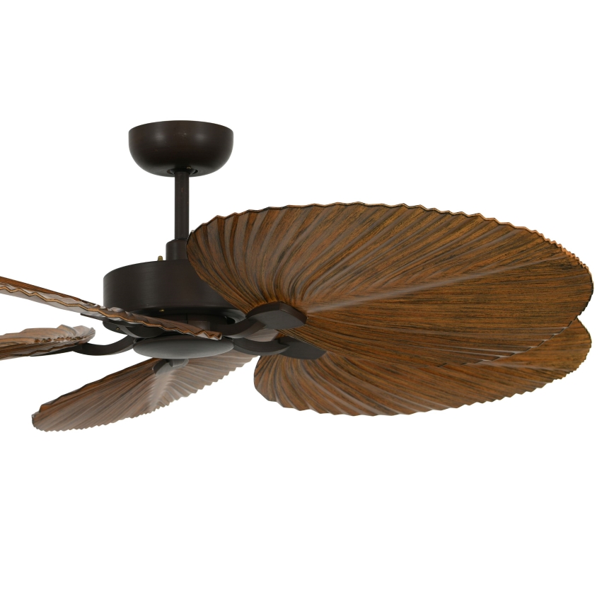 Lucci Air 21065549 - Ventilador de teto BALI diâmetro 132 cm marrom + controle remoto