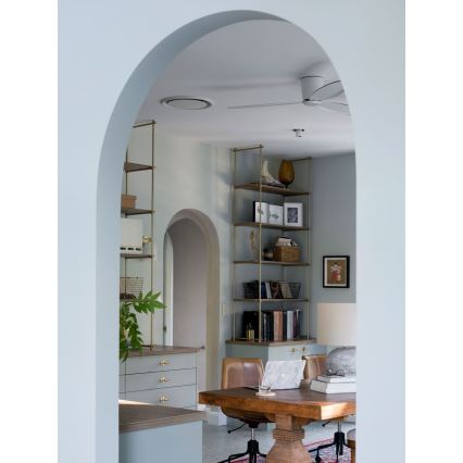 Lucci Air 212870 - Ventilador de teto AIRFUSION RADAR madeira/branco + controlo remoto