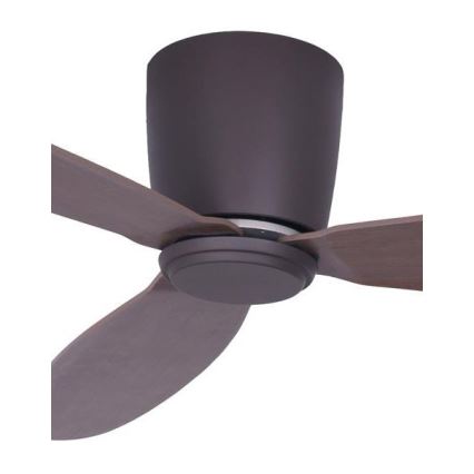 Lucci air 212883 - Ventilador de teto AIRFUSION RADAR, acabamento madeira/marrom, diâmetro 132 cm + controlo remoto