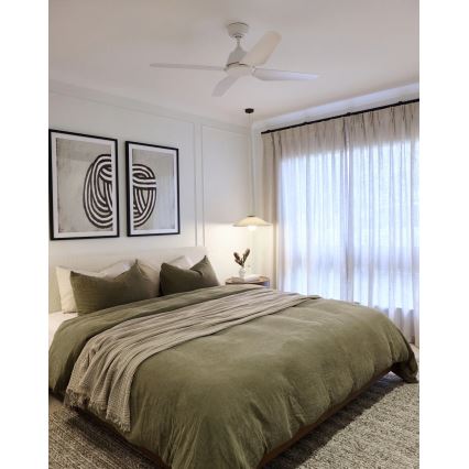 Lucci Air 212991 - Ventilador de teto ARIA Ø 122 cm, branco, com controlo remoto