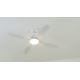 Lucci Air 212994 - Ventoinha de teto LED ARIA LED/18W/230V branco + comando