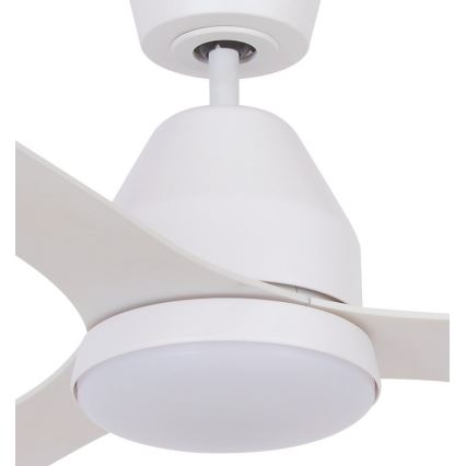 Lucci air 213043 - Ventilador de teto LED WHITEHAVEN GX53/17W/230V branco + controlo remoto