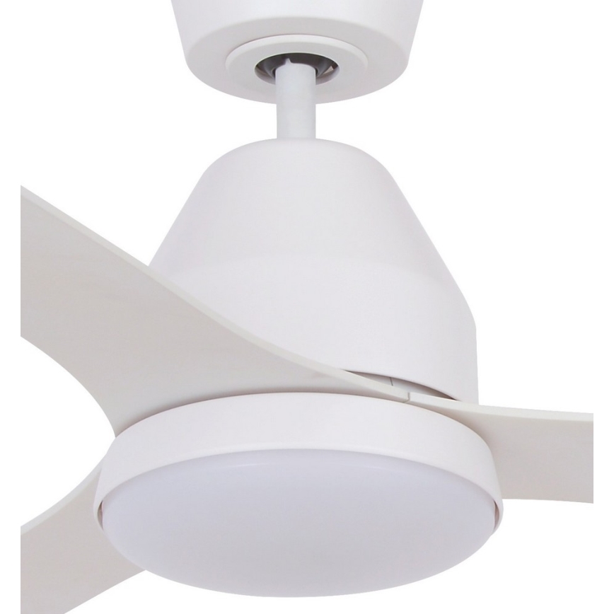 Lucci air 213043 - Ventilador de teto LED WHITEHAVEN GX53/17W/230V branco + controlo remoto
