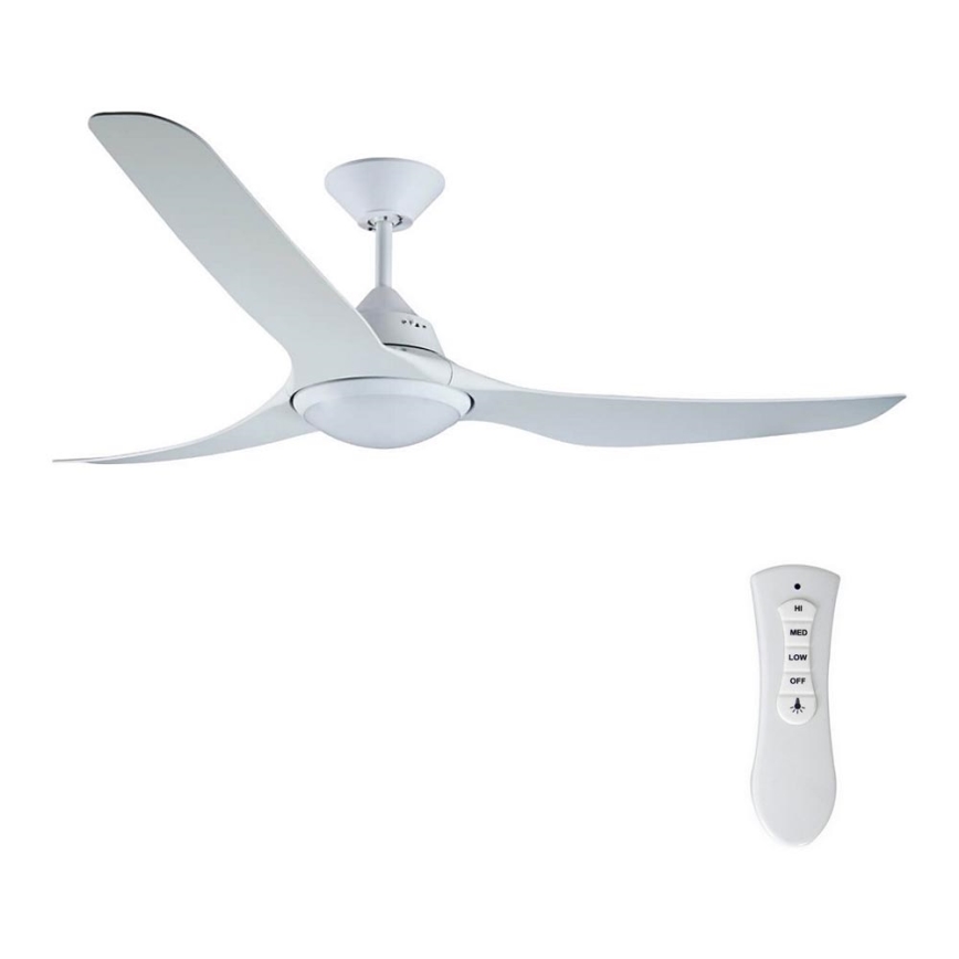 Lucci air 213096 - Ventoinha de teto LED MARINER LED/15W/230V branco + comando