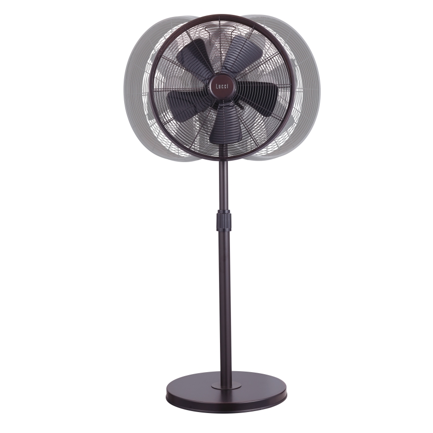 Lucci Air 213116EU - Ventilador de pie BREEZE marrón
