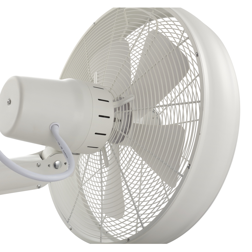 Lucci Air 213128EU - Ventilador de parede BREEZE 55W/230V branco + comando à distância