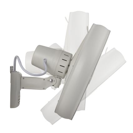 Lucci Air 213128EU - Ventilador de parede BREEZE 55W/230V branco + comando à distância