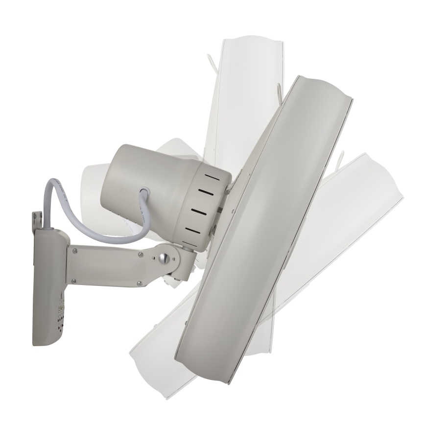 Lucci Air 213128EU - Ventilador de parede BREEZE 55W/230V branco + comando à distância