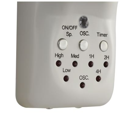 Lucci Air 213128EU - Ventilador de parede BREEZE 55W/230V branco + comando à distância