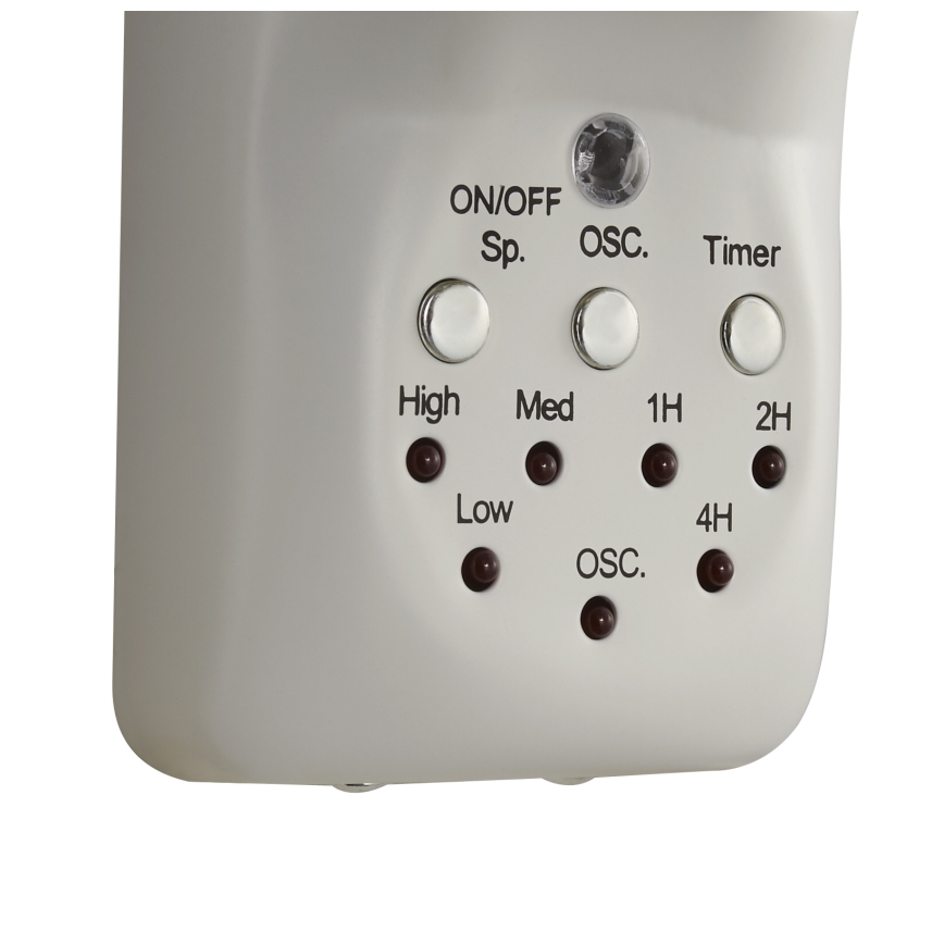 Lucci Air 213128EU - Ventilador de parede BREEZE 55W/230V branco + comando à distância