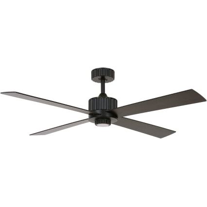 Lucci air 213170 - Ventilador de teto LED NEWPORT wengue/marrom + controlo remoto