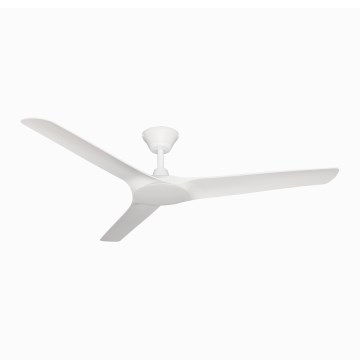Lucci Air 21321549 - Ventilador de teto ABYSS diâmetro 142 cm IP66 branco + controlo remoto