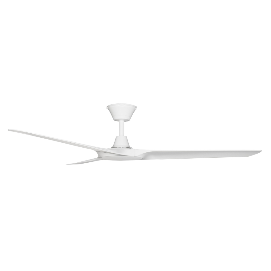 Lucci Air 21321549 - Ventilador de teto ABYSS diâmetro 142 cm IP66 branco + controlo remoto