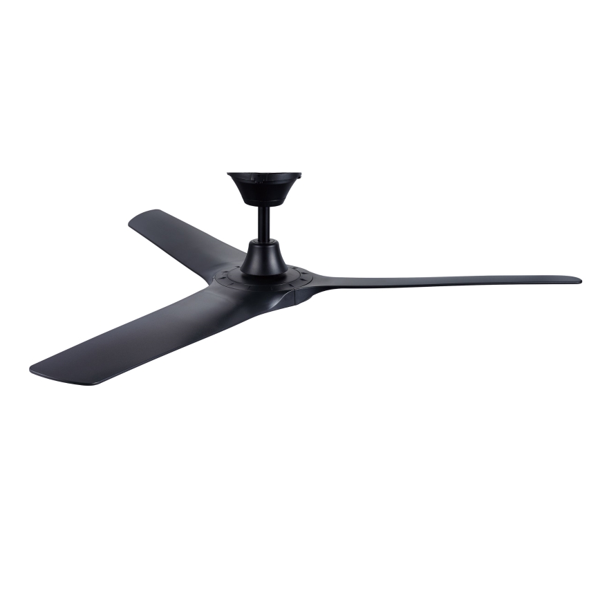 Lucci Air 21321649 - Ventoinha de teto ABYSS diâmetro 142 cm IP66 preto + comando