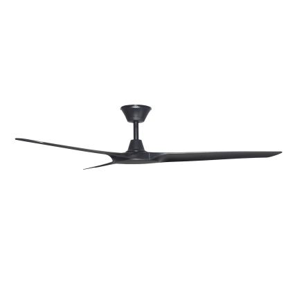 Lucci Air 21321649 - Ventoinha de teto ABYSS diâmetro 142 cm IP66 preto + comando