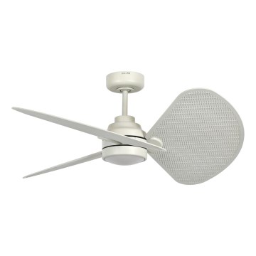 Lucci Air 21325449 - Ventilador de tecto LED dimerizável SABLE 1xGX53/12W/2300/4000/5000K Ø 91,5 cm creme + comando remoto