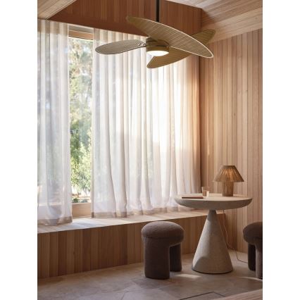 Lucci Air 21325549 - Ventilador de tecto LED regulável SABLE 1xGX53/12W/230V 3000/4000/5000K, diâmetro 91,5 cm, castanho + comando à distância