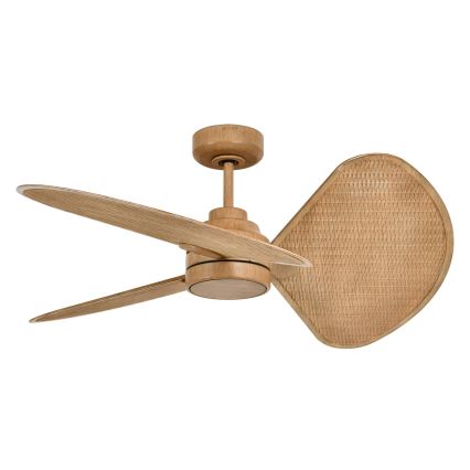 Lucci Air 21325549 - Ventilador de tecto LED regulável SABLE 1xGX53/12W/230V 3000/4000/5000K, diâmetro 91,5 cm, castanho + comando à distância