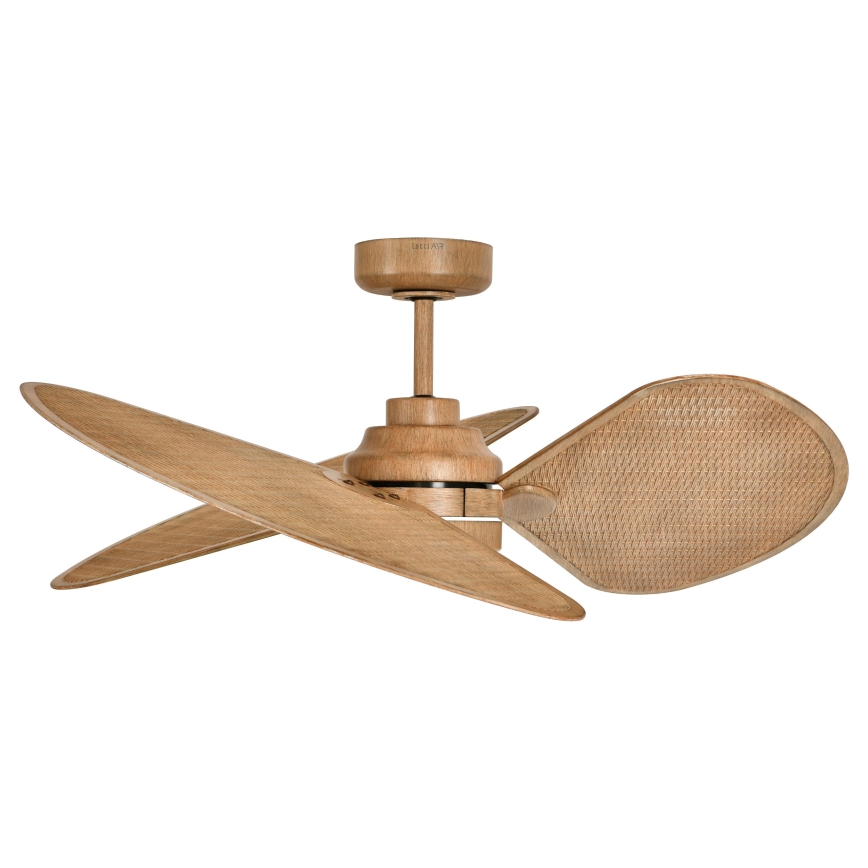Lucci Air 21325549 - Ventilador de tecto LED regulável SABLE 1xGX53/12W/230V 3000/4000/5000K, diâmetro 91,5 cm, castanho + comando à distância