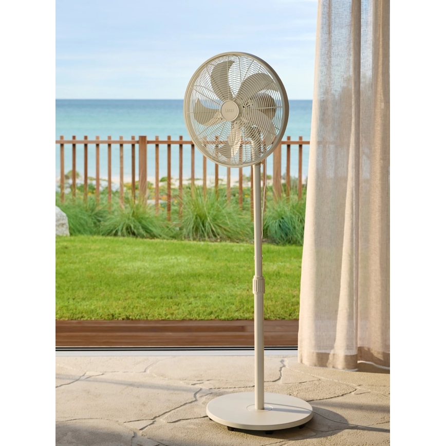 Lucci Air 21326449 - Ventilador de pé GLIDE 36W/230V, diâmetro 45 cm, branco