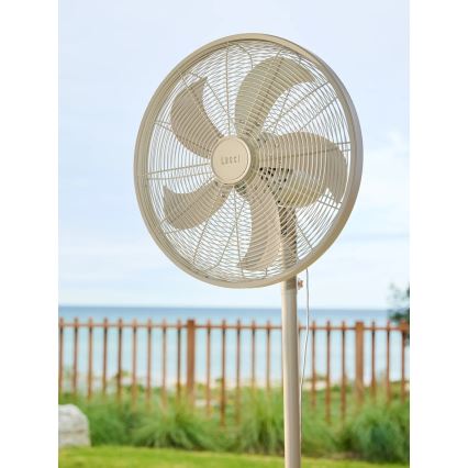 Lucci Air 21326449 - Ventilador de pé GLIDE 36W/230V, diâmetro 45 cm, branco