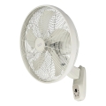 Lucci Air 21326649 - Ventilador de parede GLIDE 36W/230V Ø 45 cm branco + controlo remoto