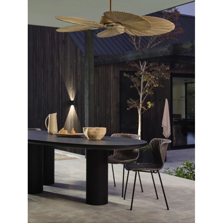 Lucci Air 21326849 - Ventilador de teto BALI diâmetro 132 cm bege + controlo remoto
