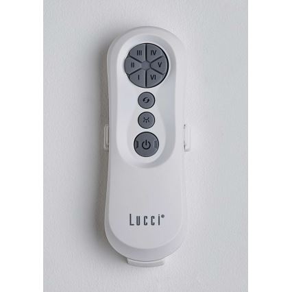 Lucci air 213351 - Ventilador de teto LED regulável RIVIERA 1xGX53/12W/230V preto + comando à distância