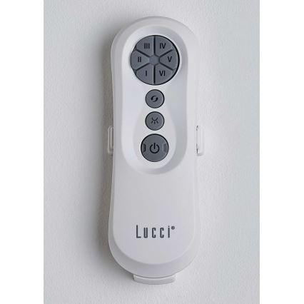 Lucci air 213358 - Ventilador de teto LED regulável LINE 1xGX53/12W/230V preto + comando à distância