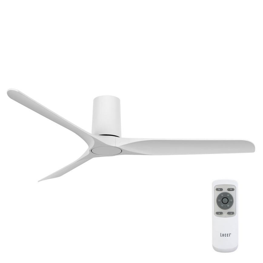 Lucci air 21610049 - Ventilador de teto LONDO branco + controlo remoto