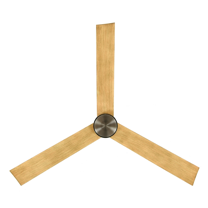 Lucci air 21610449 - Ventoinha de teto LED com regulação CLIMATE 1xGX53/12W/230V castanho/cromado brilhante + comando