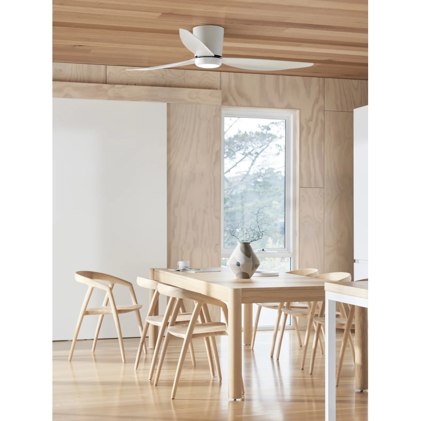 Lucci air 21610649 - Ventoinha de teto LED com regulação ARRAY 1xGX53/12W/230V branco + comando