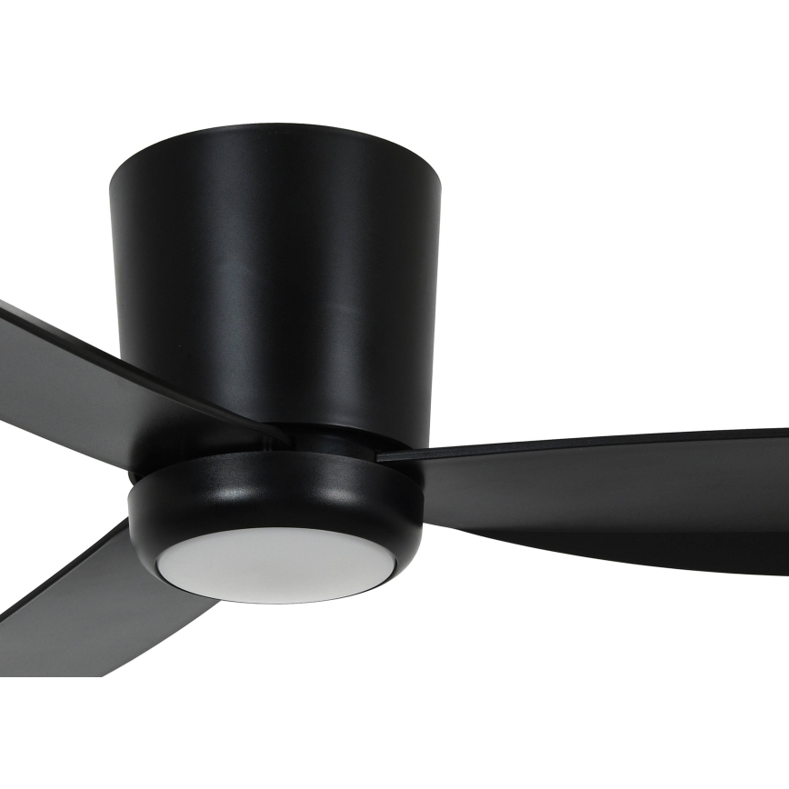 Lucci air 21610749 - Ventilador de teto LED dimmerizável ARRAY 1xGX53/12W/230V preto + comando à distância