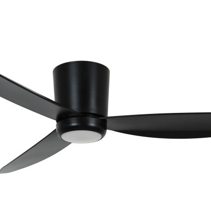 Lucci air 21610749 - Ventilador de teto LED dimmerizável ARRAY 1xGX53/12W/230V preto + comando à distância