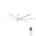 Lucci air 21610849 - Regulação ceiling fan ATLANTA 1xGX53/12W/230V white+ + controlo remoto