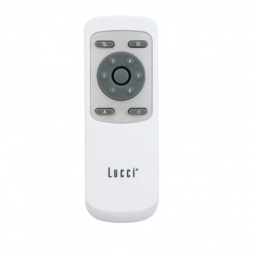 Lucci air 21610849 - Ventilador de teto ATLANTA 1xGX53/12W/230V branco + controlo remoto