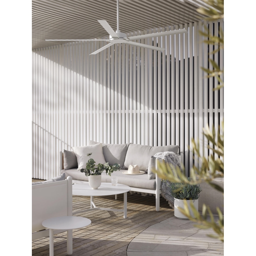 Lucci air 21616049 - Ventoinha de teto MONZA IP55 branco + comando