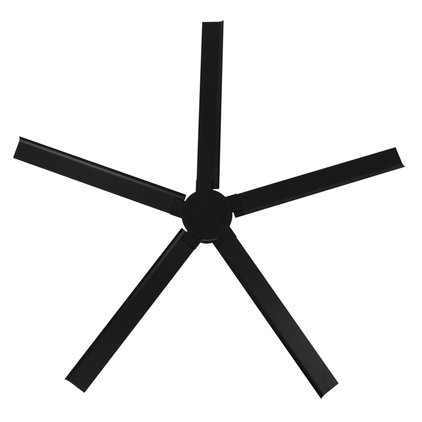 Lucci air 21616149 - Ventilador de teto MONZA IP55 preto + comando à distância