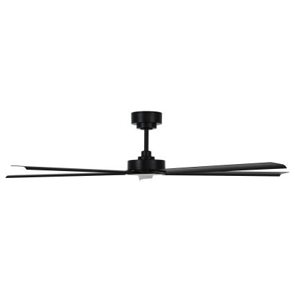 Lucci air 21616149 - Ventilador de teto MONZA IP55 preto + comando à distância