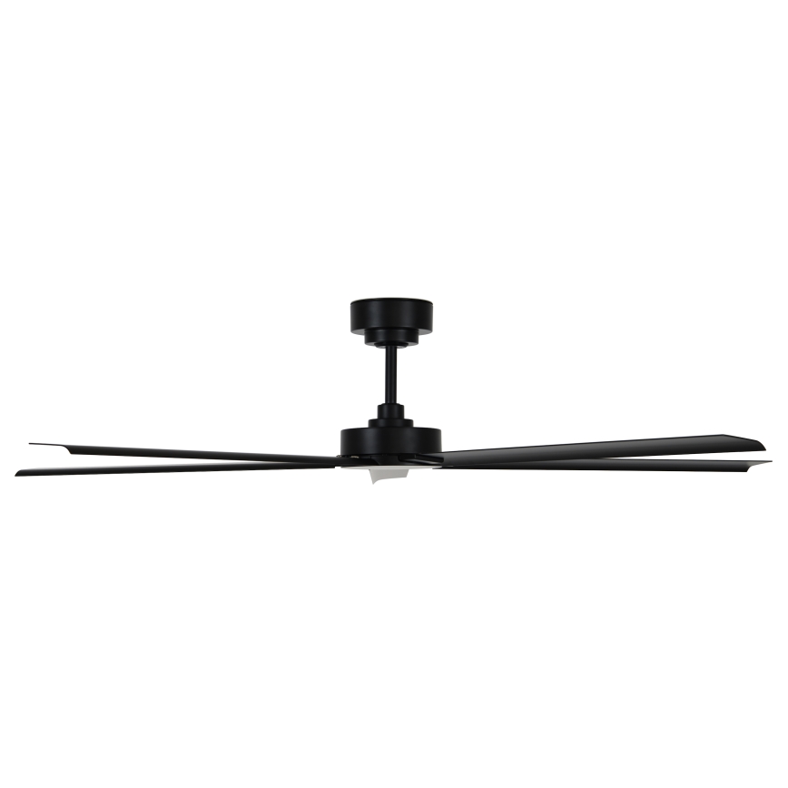 Lucci air 21616149 - Ventilador de teto MONZA IP55 preto + comando à distância