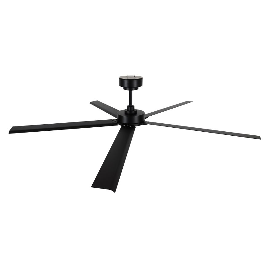 Lucci air 21616149 - Ventilador de teto MONZA IP55 preto + comando à distância