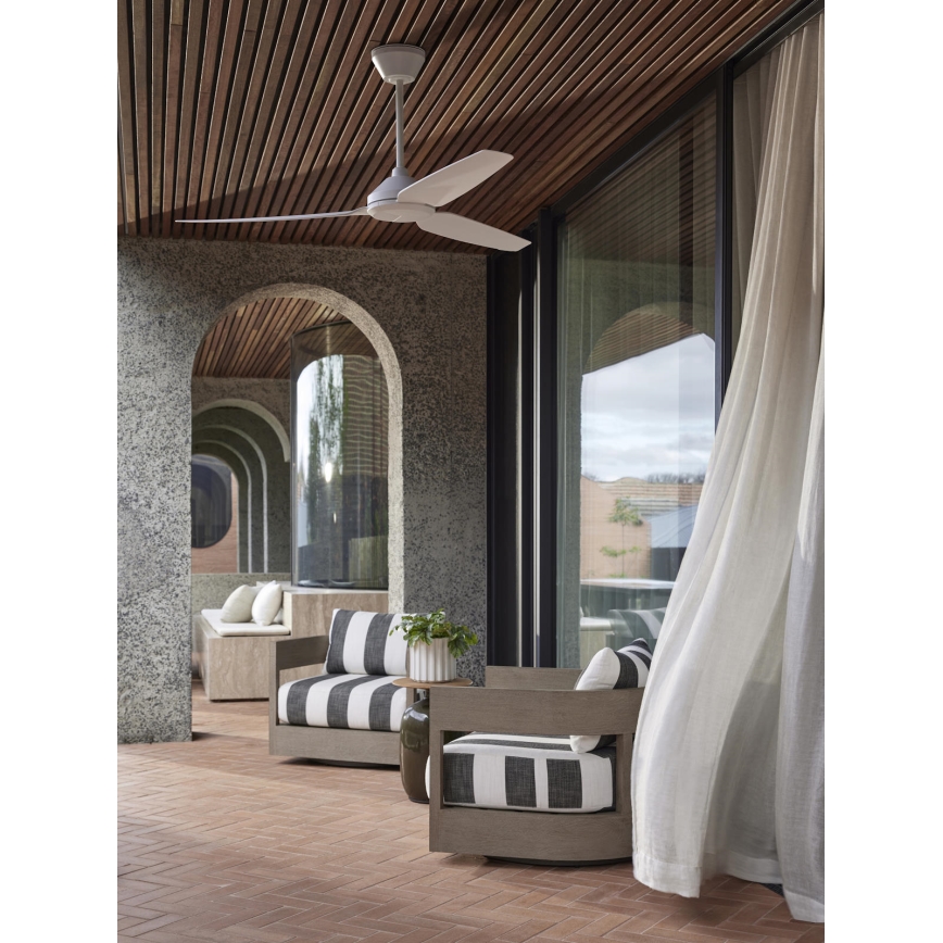 Lucci air 21616249 - Ventoinha de teto POLIS IP55 branco + comando