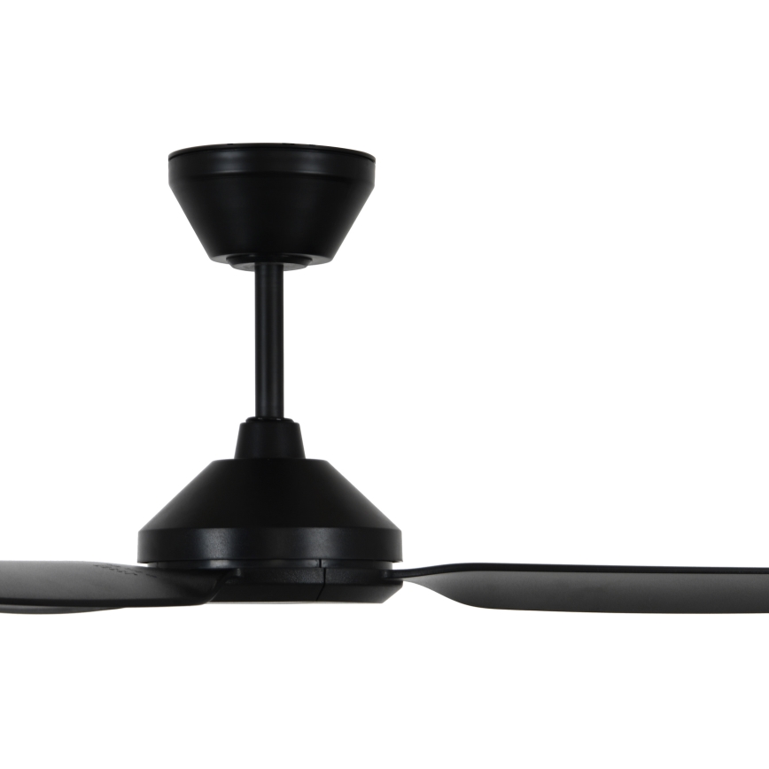 Lucci air 21616349 - Ventilador de teto POLIS IP55 preto + comando à distância